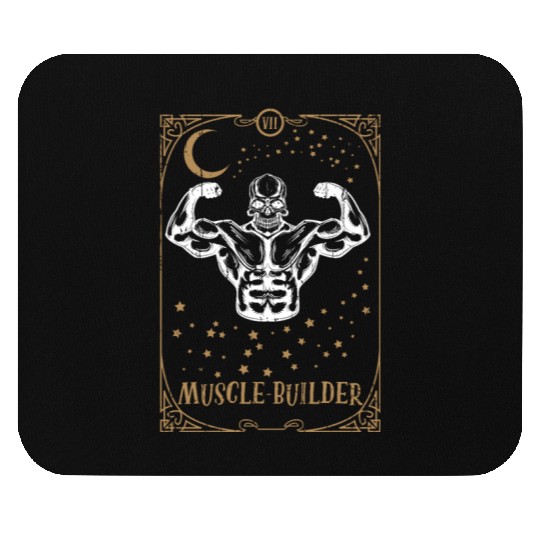 Gym Tarot Card Occult Club Gothic Muscle Mouse Pads