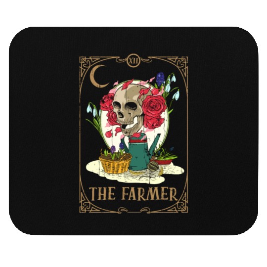 Farmer Plants Tarot Card Occult Club Gothic Mouse Pads