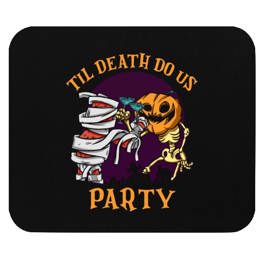Til Death Do Us Party Bridal Bachelorette Couples Mouse Pads