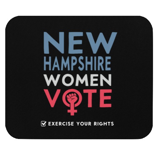 New Hampshire Women Vote Voter 2022 Election Mouse Pads