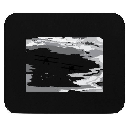 Bi-Plane Chasing the Storm Mouse Pads