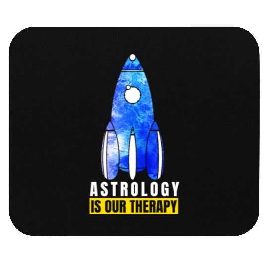Abstract Delightful Rocket Of Cheerful Astro Quote Mouse Pads