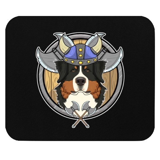 Bernese Mountain Dog I Valhalla I Viking Mouse Pads