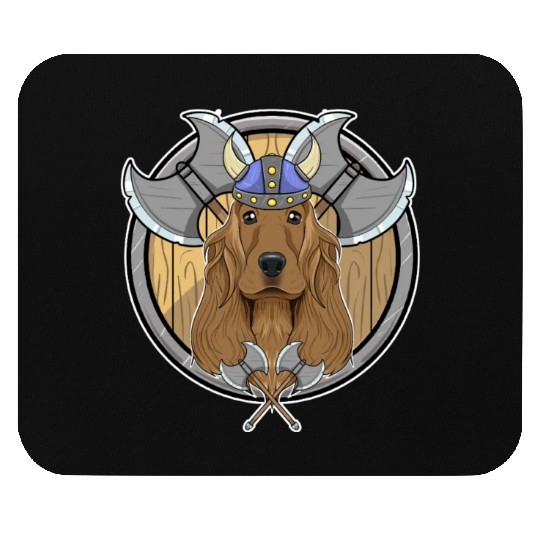 Cocker Spaniel I Valhalla I Viking Mouse Pads