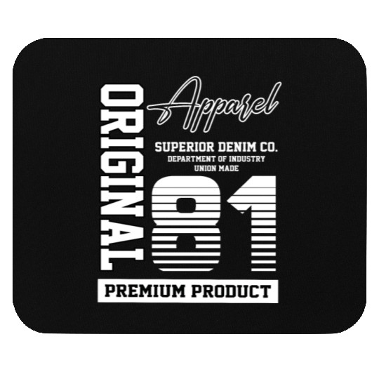 1981 Vintage Birthday Vintage Gift Retro Mouse Pads