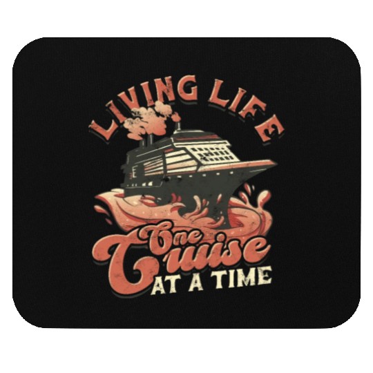 Living life one cruise at a time - island hopping Mouse Pads