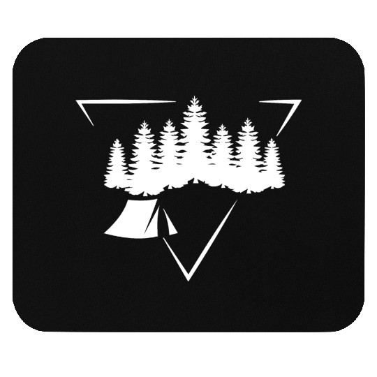 Triangle Forest Wild Mouse Pads