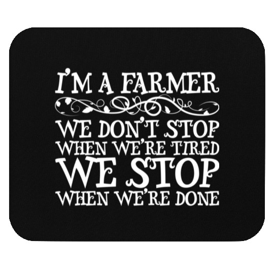 Farming Funny Farmer Mouse Pads