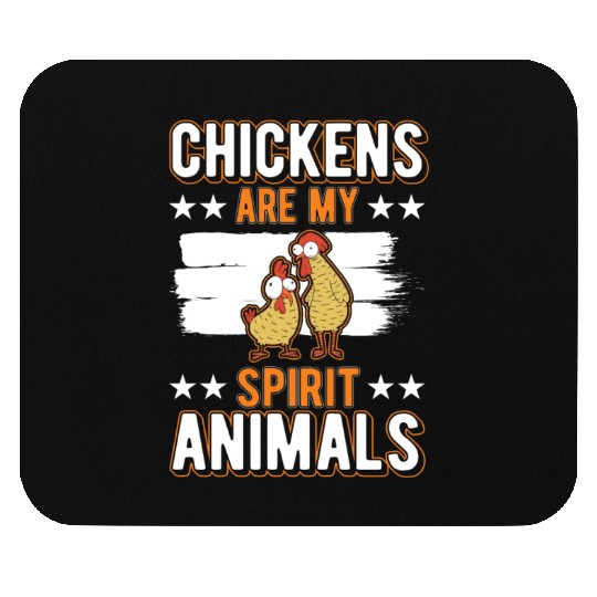Chickens Spirit Animal Chicken Mouse Pads