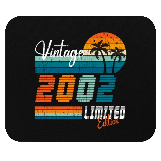Original Vintage 2002 Vintage Retro Birthday Mouse Pads