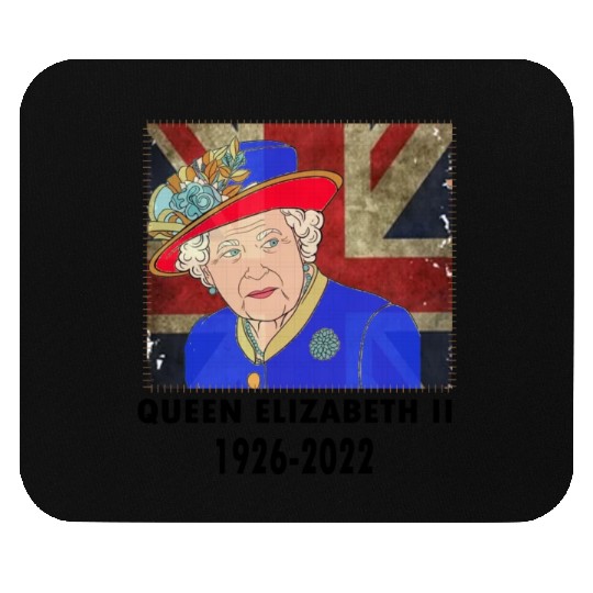 Queen Elizabeth II - rip Queen Elizabeth II - rest Mouse Pads