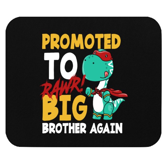 Dinosaur Brother Pregnant Superhero Mouse Pads