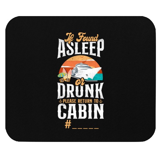 Cruise Ship Vacation Friends Mouse Pads