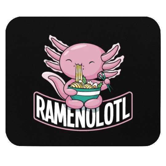 Ramenolotl Axolotl Ramen Funny Ramen Lover Gift Mouse Pads