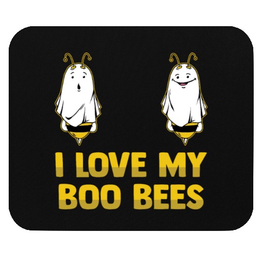 I Love My Boo Bees Bumble Bees Halloween Costume Mouse Pads