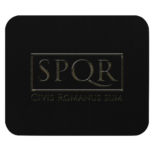 Civis Romanus catfish (black) Mouse Pads