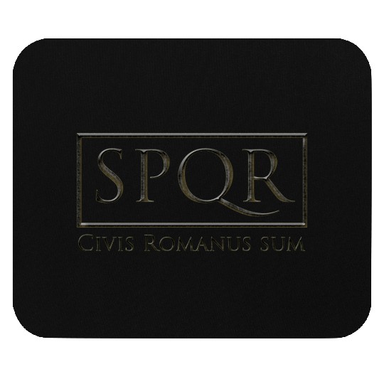 Civis Romanus catfish (black) Mouse Pads