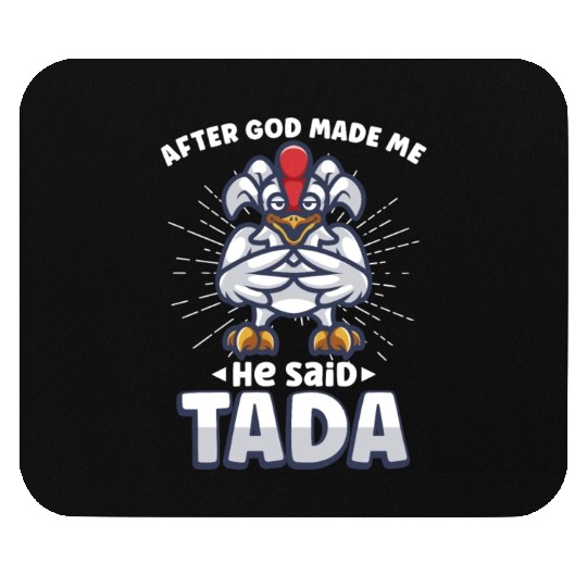 Chicken Farmer Gift Funny Chickens Country Farm Mouse Pads