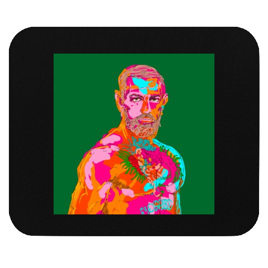 Conor McGregor abstract painting Mouse Pads
