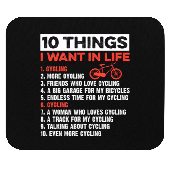 Cycling Riders Cyclist Bicycle Mountain Cycling Mouse Pads