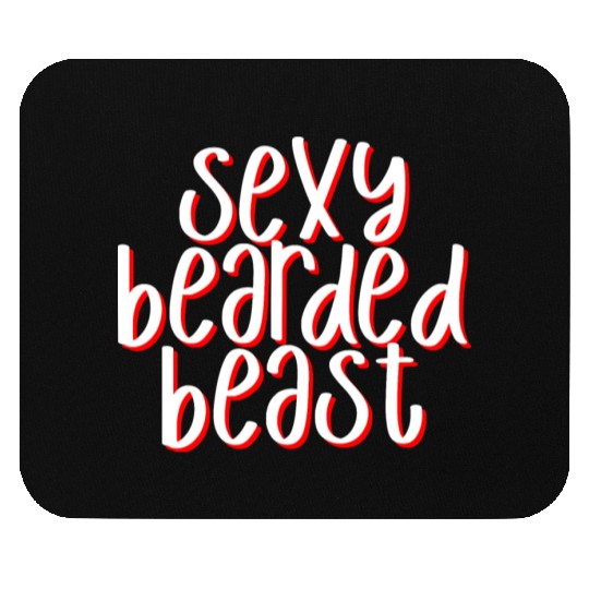 Sexy Bearded Beast 3 Mouse Pads