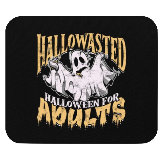 Hallowasted - Halloween for adults - ghost theme Mouse Pads