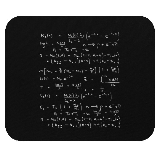 Math formula Design Mouse Pads