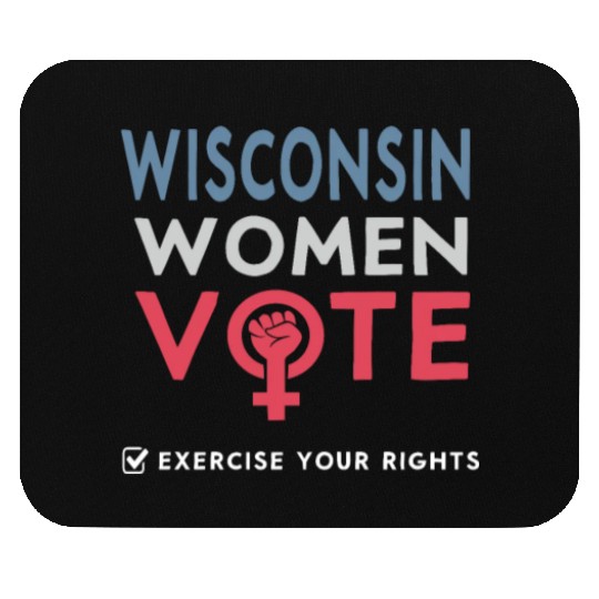 Wisconsin Women Vote Voter 2022 Election Feminist Mouse Pads