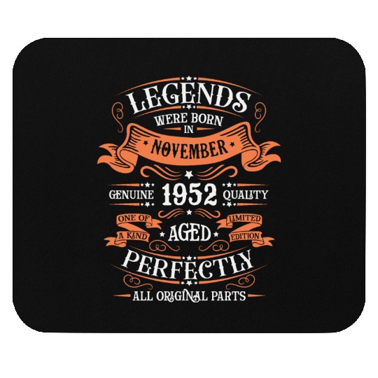 Legends were born anniversary in November 1952 Mouse Pads