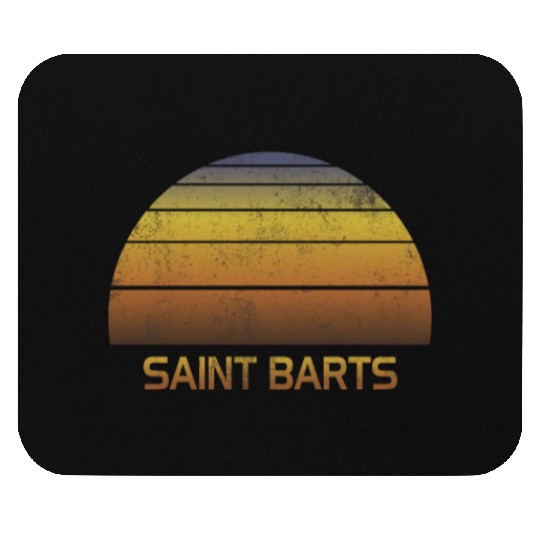 Vintage Sunset Family Vacation Souvenir Saint Mouse Pads