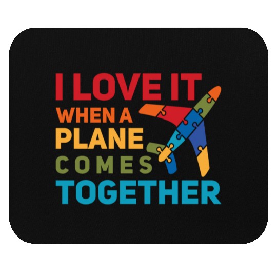 Airline Pilot Plane Comes Together Aircraft Pun Mouse Pads
