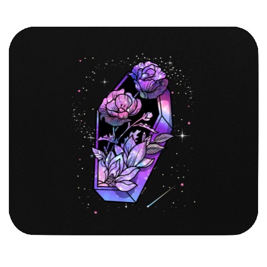 Coffin of Roses Mouse Pads