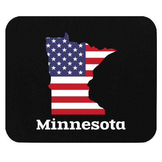 US Minnesota Map Design for proud Minnesotans Mouse Pads
