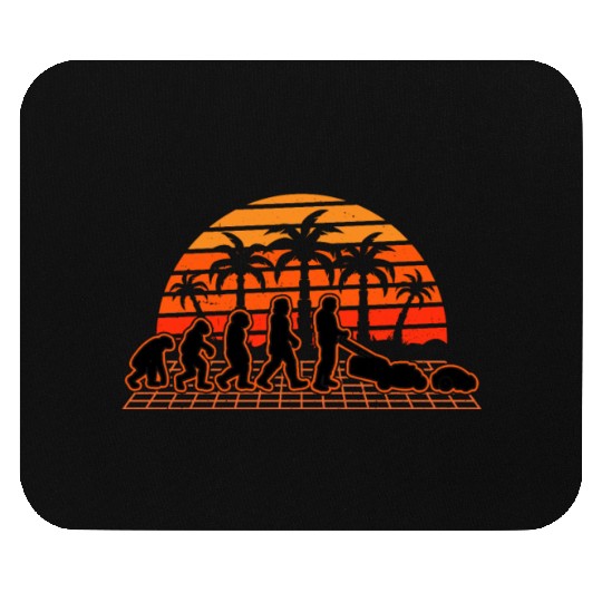 Robotic Lawnmower Evolution Retro Mouse Pads