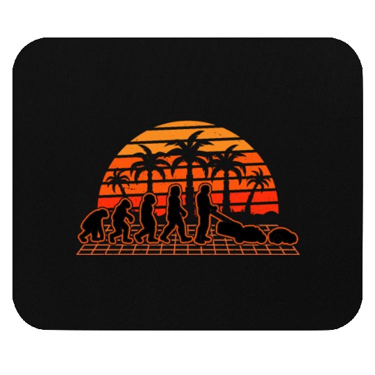 Robotic Lawnmower Evolution Retro Mouse Pads