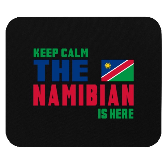 Keep Calm Namibia flag design Mouse Pads