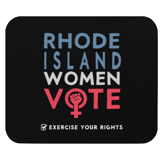 Rhode Island Women Vote Voter 2022 Election Mouse Pads