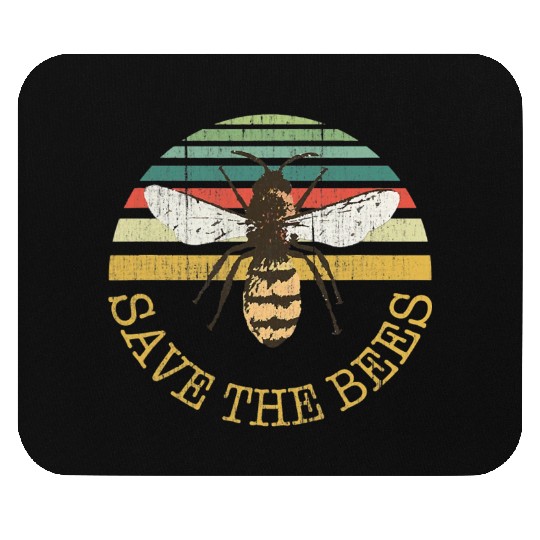 Bee BeeKeeper Save the Bees Apiary Design Mouse Pads