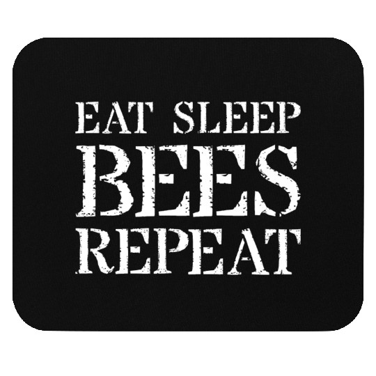 Beekeeper Mouse Pads Gift For Beekeeping Eat Sleep