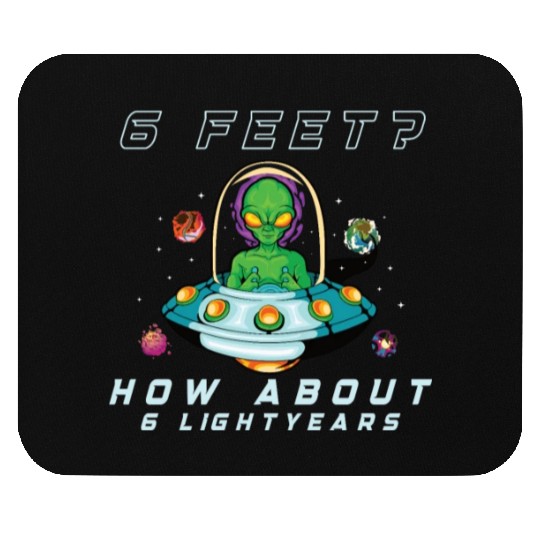 Alien Extraterrestrial Area 51 UFO Space Geek Gift Mouse Pads
