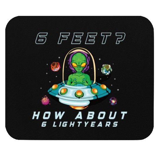 Alien Extraterrestrial Area 51 UFO Space Geek Gift Mouse Pads