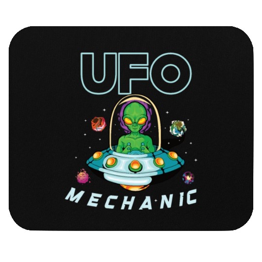 Alien Extraterrestrial Area 51 UFO Space Geek Gift Mouse Pads