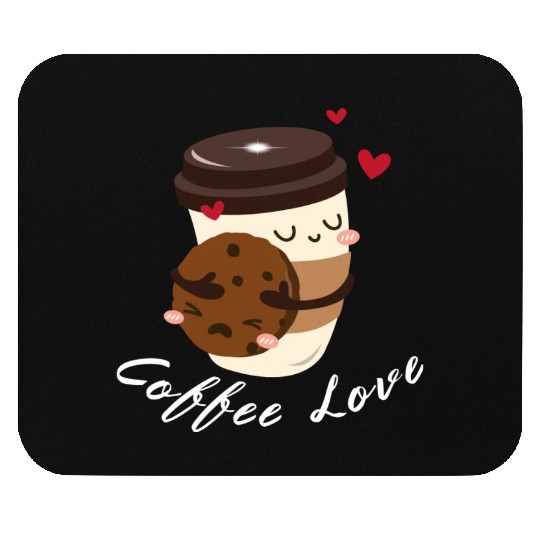 Coffee love cappuccino caffeine Mouse Pads