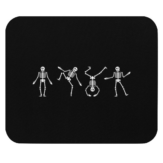 Dancing Skeleton Halloween Mouse Pads