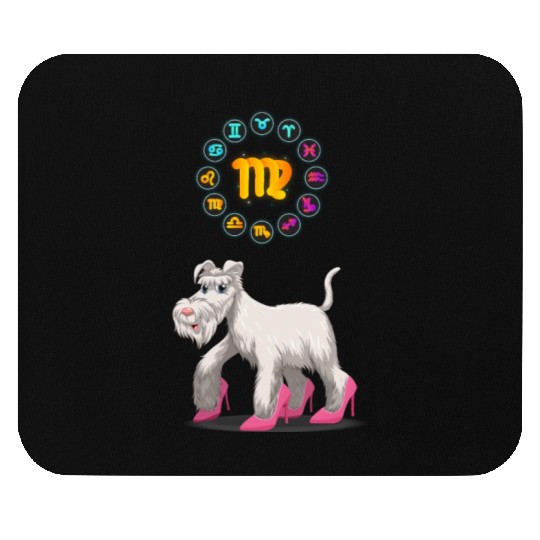 Funny Dog Lover Horoscope Virgo Zodiac Sign Cool Mouse Pads