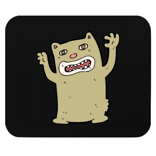 funny catzilla, cat lover Mouse Pads