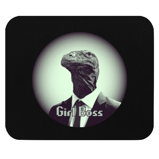 Girl Boss Mouse Pads
