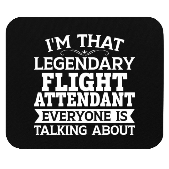 Flight Attendant Stewardess Cabin Crew Mouse Pads