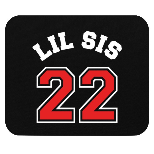 Lil Sis 2022 Little Sister Baby Family Birth Child Mouse Pads