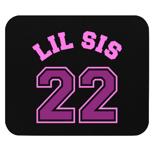 Lil Sis 2022 Little Sister Baby Family Birth Child Mouse Pads